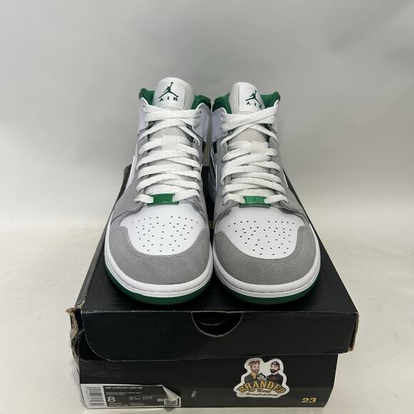 Nike Air Jordan 1 Retro Mid SE “Light Smoke Grey Pine Green” main image 5